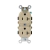 Contacto dúplex 20A - 125V Leviton