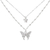 New Sparkly Butterfly Necklace for Women