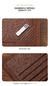 Foldable wallets with inserts for men