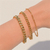 Pulsera de cadena cubana de acero inoxidable para hombre y mujer, brazalete Unis