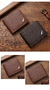 Foldable wallets with inserts for men