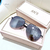 Men's gradient sunglasses, pilot sunglasses with large frame on internet