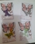 kit 15 ,30,45,50chaveiro borboleta de resina/ lembrancinha ou mimo para clientes.acompanha cartão personalizados com logo.
