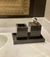 Kit Lavabo mármore italiano Gris Armani 3 peças