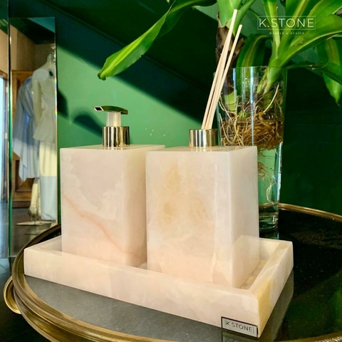 Kit Lavabo em Ônix importado 3 peças