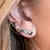 Brinco Ear Cuff de Estrela e Zircônia em Aço Inox - comprar online