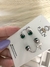 Brinco Aço Inoxidável Estela Strass Cores na internet
