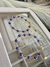Pulseira Aço Inox Olho Grego Azul - Dourado na internet