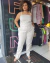 Conjunto Xadrez Cropped + Calça Pl
