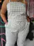Conjunto Xadrez Cropped + Calça Pl - loja online