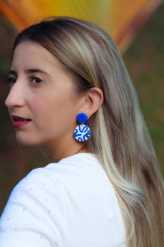 2 Círculos (Azul-Branco) - comprar online