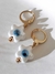 Pack de Aros Flor Blanca/Argollas en internet