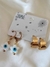 Pack de Aros Flor Blanca/Argollas