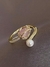 Collar + anillo de tulipanes con caja de cartulina o caja de gamuza - tienda en línea