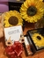 Collar de girasol giratorio + girasol tejido - tienda en línea