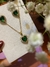 Collar heart de lana + aretes - That Cuarzo