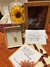 Girasol encapsulado eterno + portaretrato + collar giratorio