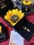Cofre de girasol con collar + anillo