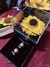Joyero de girasol eterno + accesorios