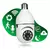 Câmeras Segurança Lâmpada 360 Wifi Ip Hd Visão Noturna Cor Branca - comprar online