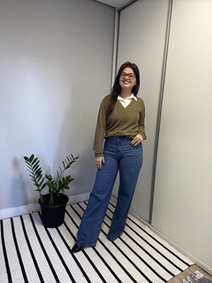 JEANS LAVÍNIA WIDE LEG na internet