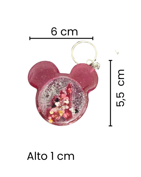 Llavero Resina Shaker Disney - comprar online