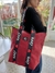 Set Tote Bag + Cartuchera/necesser en PU texturado - comprar online