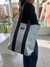Set Tote Bag + Cartuchera/necesser en PU texturado - comprar online