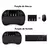 Mini Teclado/Controle Sem Fio Para Smart Tv Tv Box Computador