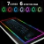 Mouse pad gamer iluminado RGB led 80x30cm preto - comprar online
