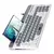 Teclado Multimídia Branco Pc Computador Fio Abnt2 na internet