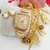 Kit Feminino Dourado + Pulseira e brincos 11 - comprar online