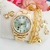 Kit Feminino Dourado + Pulseira e brincos - comprar online