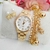 Kit Feminino Dourado + Pulseira e brincos 04 - comprar online
