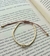 Pulseira em Fio de Seda, Canutilhos e Cristal - comprar online