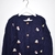 CARDIGAN POMPONES AZUL en internet