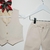 TRAJE DOS PIEZAS BEIGE - comprar online