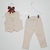 TRAJE DOS PIEZAS BEIGE