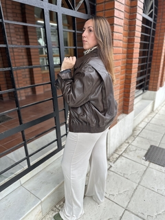 Bomber de Cuero