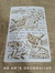 Stencil 20x 30 pajaritos y notas musicales