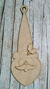 F 1379 - Papa Noel c/aplique para pegar de 15 cm