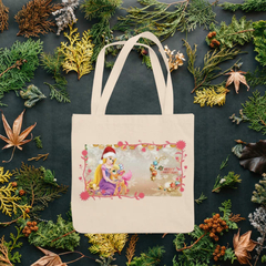 Bolsa Ecobag Feliz Natal Rapunzel Enrolados - comprar online