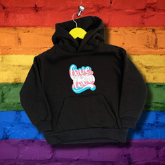 Blusa Moletom Canguru com Bolso e Capuz LGBT+ - Trans na internet