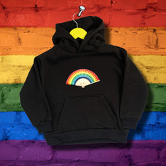 Blusa Moletom Canguru com Bolso e Capuz LGBT+ - Leque na internet