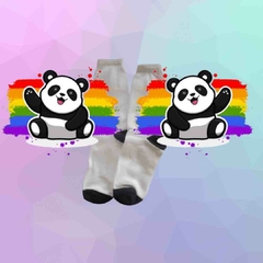 Meia LGBT+ Orgulho Panda