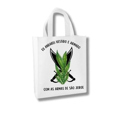 Sacola Retornável Tecido - Ecobag - Oração São Jorge - comprar online