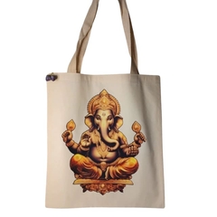 Bolsa Ecobag - GANESHA DOURADO - Ecológica 100% Algodão Cru - comprar online