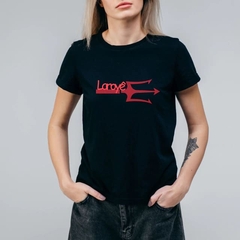 Camiseta Preta Laroyê tridente - Umbanda Candomblé - Unissex na internet