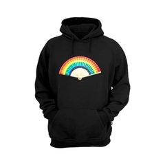 Blusa Moletom Canguru com Bolso e Capuz LGBT+ - Leque - comprar online