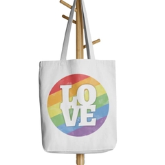 Bolsa Ecobag - LOVE - Ecológica 100% Algodão Cru - comprar online